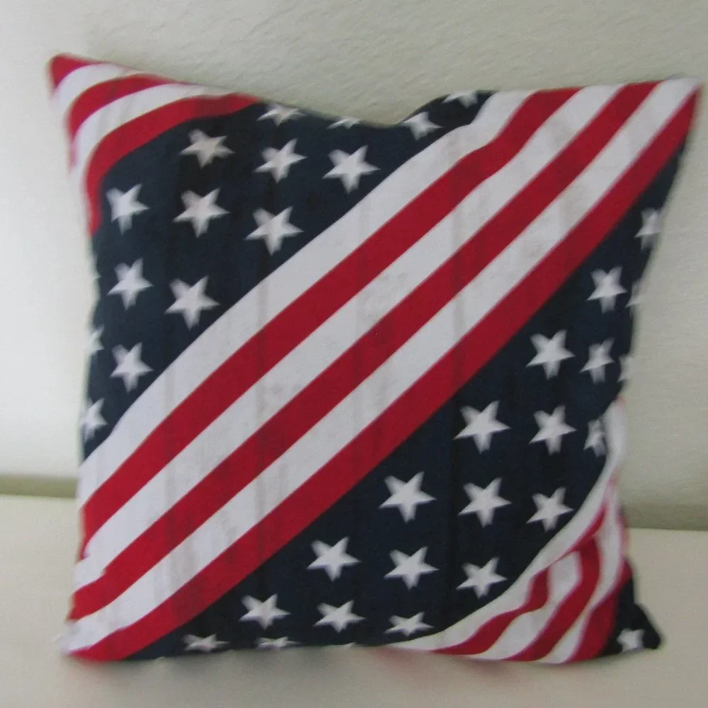 Patio Pillow Case Sofa Throw Cushion Cover 4th Of July Pillow case